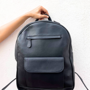 BILLY; LEDER RUCKSACK - SCHWARZ