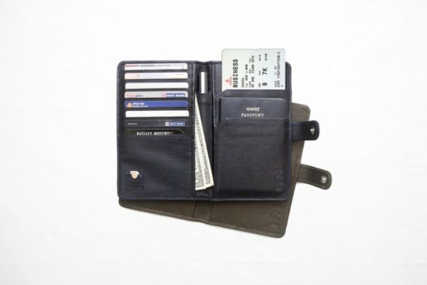 NAPPA LEATHER TRAVEL WALLET